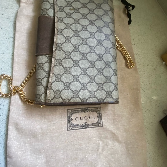 Vintage GG clutch made in take “authentic” vi tags condition no strap - Picture 13 of 15